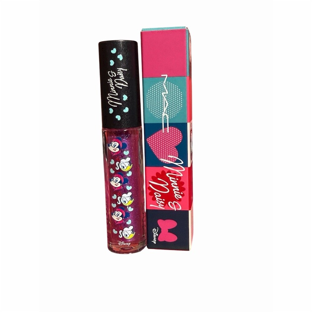 MAC Disney Minnie & Daisy Lipglass Lip Gloss in Pink Polka Dots LIMITED EDITION - Picture 12 of 16